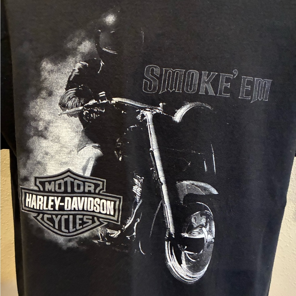 Harley-Davidson Smoke 'Em Black Tee